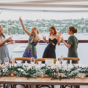 Bridesmaids Celebration Frosted Greens